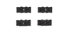 HMP10-A-BU duplex-aansluiting voor AO2-paneel 8 draden 4 circuit A BU